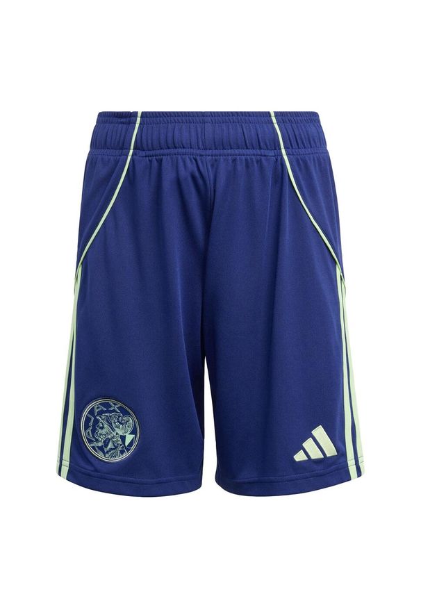 Adidas - Szorty Ajax Amsterdam 25/26 Away Kids. Kolor: niebieski. Sport: piłka nożna
