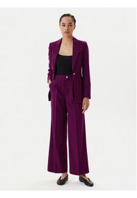 United Colors of Benetton - United Colors Of Benetton Spodnie materiałowe 47UPDF07R Fioletowy Regular Fit. Kolor: fioletowy. Materiał: syntetyk #2