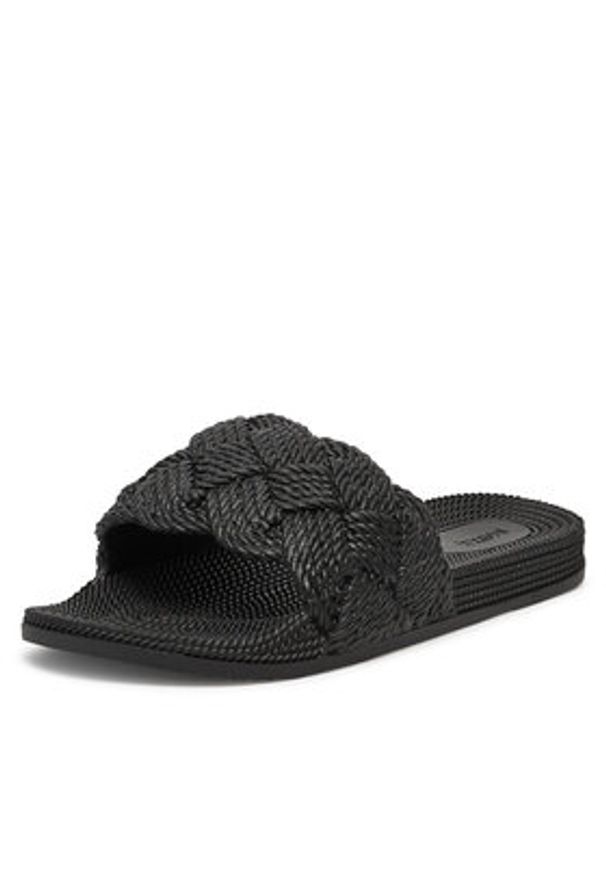 MEXX Klapki MICH1906041W-01 Czarny. Kolor: czarny. Materiał: syntetyk, materiał