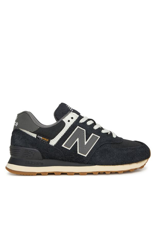 New Balance Sneakersy U574RUS Czarny. Kolor: czarny. Materiał: zamsz, skóra. Model: New Balance 574
