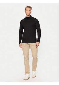 Jack & Jones Golf Blabushwick 12261397 Czarny Regular Fit. Typ kołnierza: golf. Kolor: czarny. Materiał: bawełna #2