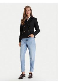 TOMMY HILFIGER - Tommy Hilfiger Marynarka WW0WW48696 Czarny Regular Fit. Kolor: czarny. Materiał: syntetyk #3