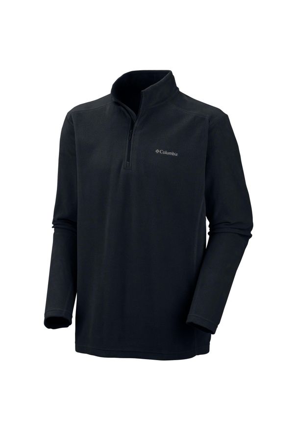 columbia - Polar Sportowy Męski Columbia Klamath Range Half Zip. Kolor: czarny, wielokolorowy. Materiał: polar