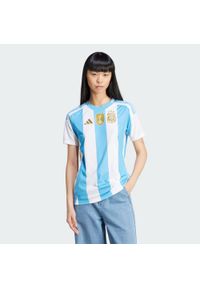Adidas - Koszulka Argentina 24 Home. Kolor: niebieski, wielokolorowy, biały. Materiał: materiał. Sport: piłka nożna #1