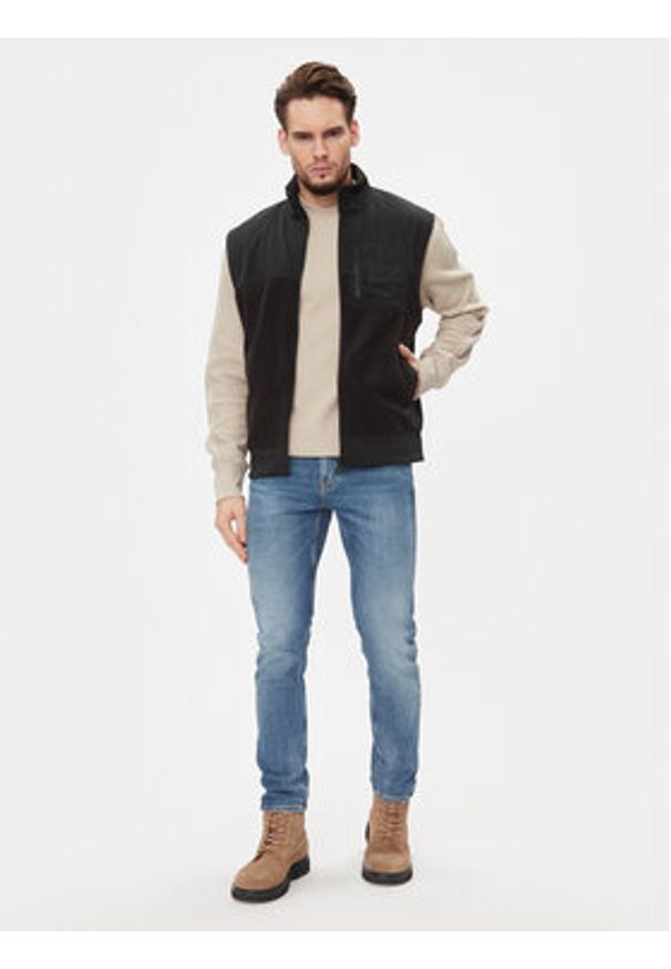 Calvin Klein Jeans Kamizelka J30J324109 Czarny Relaxed Fit. Kolor: czarny. Materiał: syntetyk