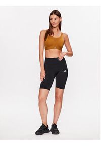 Adidas - adidas Biustonosz sportowy Tailored Impact Training High-Support Bra HR9729 Brązowy. Kolor: brązowy. Materiał: syntetyk #4