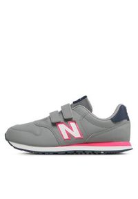 New Balance Sneakersy GV500LD1 Szary. Kolor: szary. Materiał: skóra