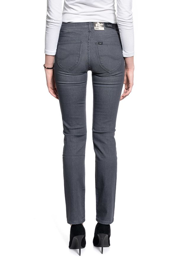 Lee - LEE MARION DAMSKIE SPODNIE JEANSOWE JEANSY DARK IRON L301PMUZ. Okazja: na co dzień. Stan: podwyższony. Styl: casual