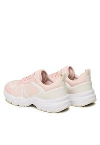 Calvin Klein Jeans Sneakersy Retro Tennis Over Mesh Wn YW0YW00946 Różowy. Kolor: różowy. Materiał: materiał #2