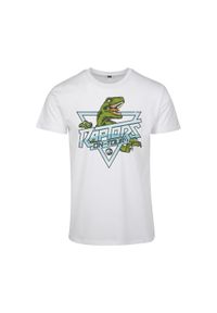 Koszulka Urban Classics Jurassic Park Raptors. Kolor: biały #1