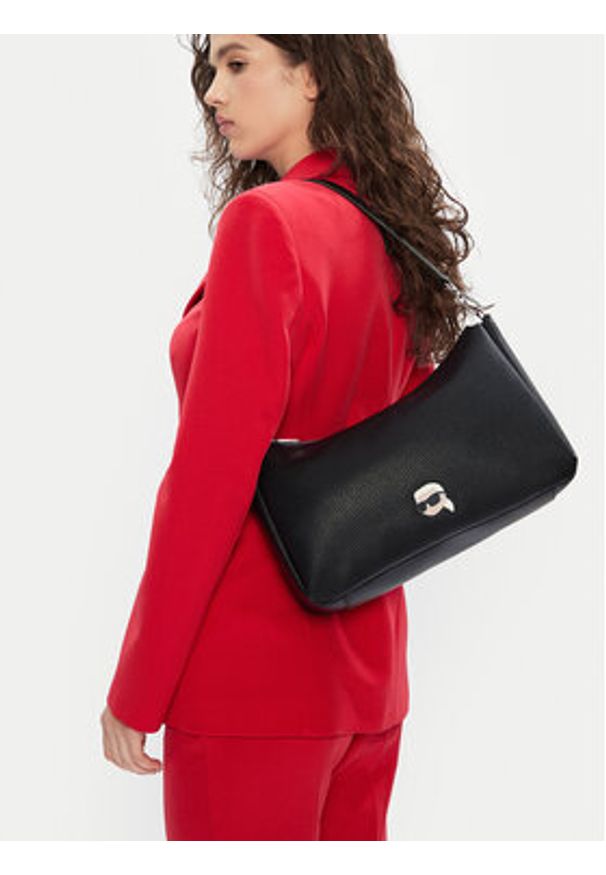 Karl Lagerfeld - KARL LAGERFELD Torebka A1W30493 Czarny. Kolor: czarny. Materiał: skórzane