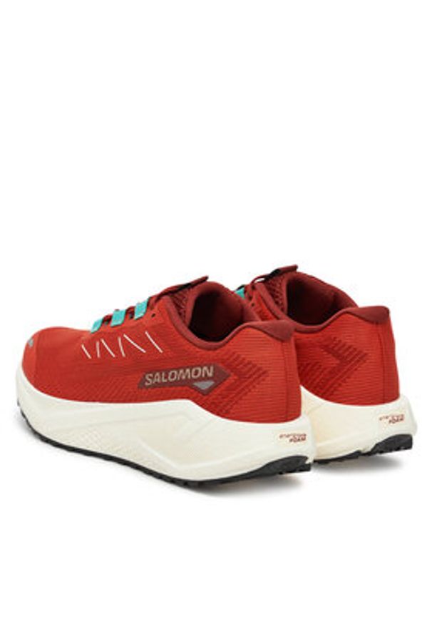 salomon - Salomon Buty do biegania Aero Blaze 3 Grvl L47915000 Pomarańczowy. Kolor: pomarańczowy. Materiał: materiał