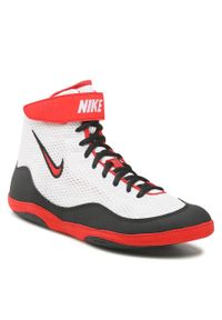 Buty Nike Inflict 325256 160 White/University Red/Black. Kolor: biały. Materiał: materiał