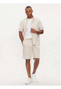 Calvin Klein Koszula K10K109440 Beżowy Regular Fit. Kolor: beżowy. Materiał: bawełna #5