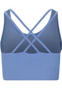 ENDURANCE - Biustonosz dla kobiet Athlecia Aideny. Kolor: niebieski. Sport: fitness, joga i pilates