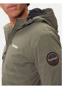 Napapijri Kurtka przejściowa A-Tundra Wint 1 NP0A8928 Khaki Regular Fit. Kolor: brązowy. Materiał: syntetyk #6