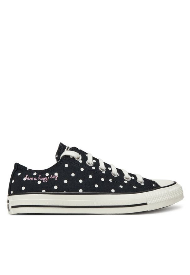Converse Trampki Chuck Taylor All Star Polka Dots A12570C Czarny. Kolor: czarny. Materiał: materiał