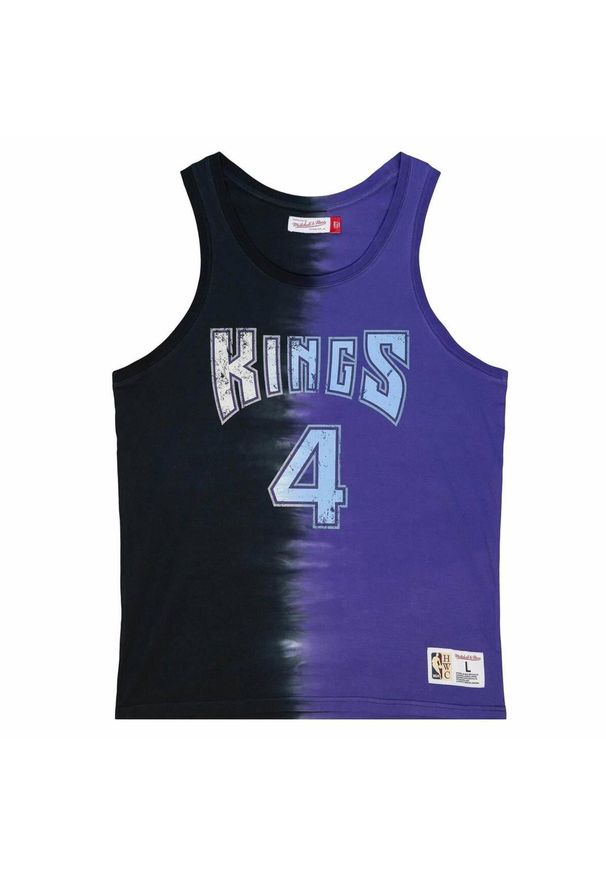 Koszulka Mitchell & Ness NBA Sacramento Kings Chris Webber Tie Dye Cotton. Kolor: fioletowy, wielokolorowy, czarny