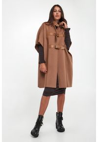 Twinset Milano - Ponczo damskie wełniane TWINSET. Materiał: wełna #5