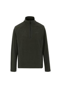 Regatta - Męski Polar Z Suwakiem Montes. Kolor: wielokolorowy, czarny, zielony. Materiał: polar. Sezon: zima. Styl: sportowy. Sport: turystyka piesza #1