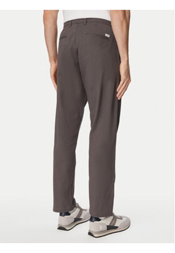 Jack & Jones Chinosy Kane 12275705 Czarny Relaxed Fit. Kolor: czarny. Materiał: bawełna