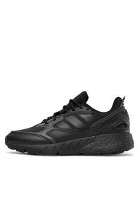 Adidas - adidas Sneakersy Zx 1K Boost 2.0 J GY0852 Czarny. Kolor: czarny. Materiał: skóra. Model: Adidas ZX