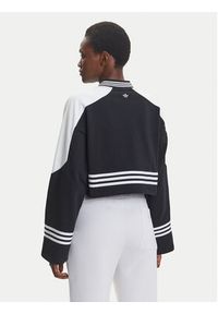 Adidas - adidas Bluza Blocking JW7273 Czarny Loose Fit. Kolor: czarny. Materiał: bawełna #5
