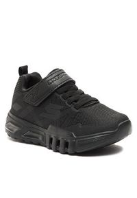 skechers - Skechers Sneakersy Flex-Glow 90542L/BBK Czarny. Kolor: czarny. Materiał: materiał #4