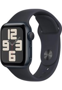 APPLE - Smartwatch Apple Watch SE GPS + Cellular 40mm Midnight Alu Sport S/M Granatowy (MXGC3QF/A). Rodzaj zegarka: smartwatch. Kolor: niebieski. Styl: sportowy