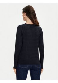 TOMMY HILFIGER - Tommy Hilfiger Sweter WW0WW41142 Granatowy Regular Fit. Kolor: niebieski. Materiał: bawełna