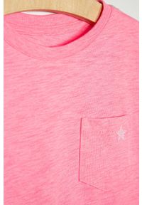 GAP - T-shirt dziecięcy 104-176 cm. Okazja: na co dzień. Kolor: różowy. Materiał: bawełna, poliester, dzianina. Wzór: gładki. Styl: casual #2