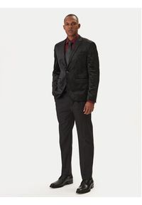 Guess Marynarka M6RN48 K45M2 Czarny Classic Fit. Kolor: czarny. Materiał: syntetyk #5