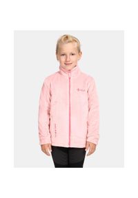 Kilpi - Bawełniana bluza dziewczęca KILPI HALI-JG. Kolor: różowy. Materiał: bawełna