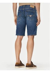Guess Szorty jeansowe M6GD01 D0756 Niebieski Regular Fit. Kolor: niebieski. Materiał: bawełna #4