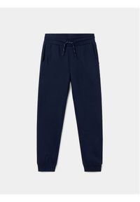 Mayoral Spodnie dresowe 744 Granatowy Regular Fit. Kolor: niebieski. Materiał: bawełna #1
