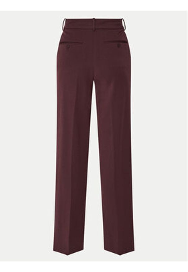 STAUD Spodnie palazzo Prince R24F4138ST Bordowy Regular Fit. Kolor: czerwony. Materiał: syntetyk