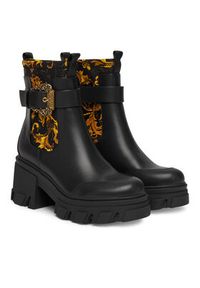 Versace Jeans Couture Botki 79VA3S84 Czarny. Kolor: czarny. Materiał: skóra #6