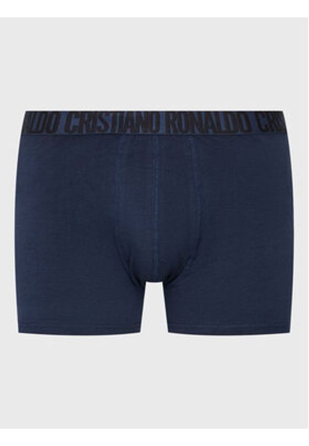 Cristiano Ronaldo CR7 Komplet 3 par bokserek Basic 8100-49 Kolorowy. Materiał: bawełna. Wzór: kolorowy