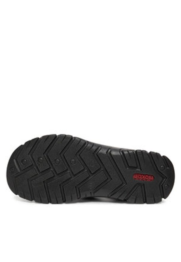 Rieker Sandały 26770-00 Czarny. Kolor: czarny. Materiał: materiał