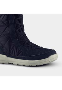 quechua - Buty turystyczne śniegowce damskie Quechua SH500 Warm wodoodporne. Kolor: niebieski. Materiał: materiał. Sezon: zima