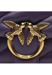 Pinko Torebka Love Mini Puff Cl AI 23-24 PLTT 100039 A0F2 Fioletowy. Kolor: fioletowy. Materiał: skórzane #3