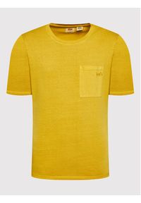 Levi's® T-Shirt Easy Pocket A3697-0001 Żółty Relaxed Fit. Kolor: żółty. Materiał: bawełna