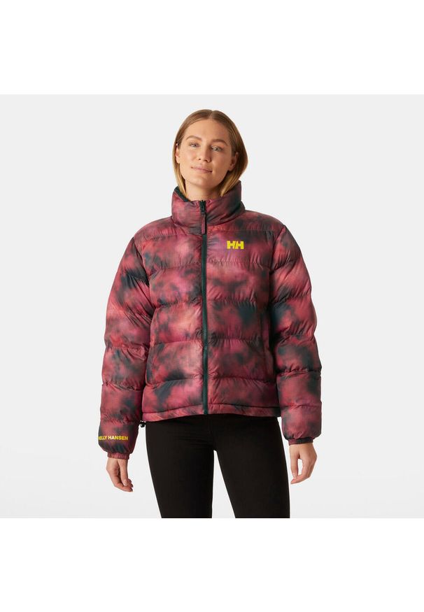 Damska odwracalna kurtka puchowa Helly Hansen Yu 23. Kolor: fioletowy. Materiał: puch. Styl: elegancki