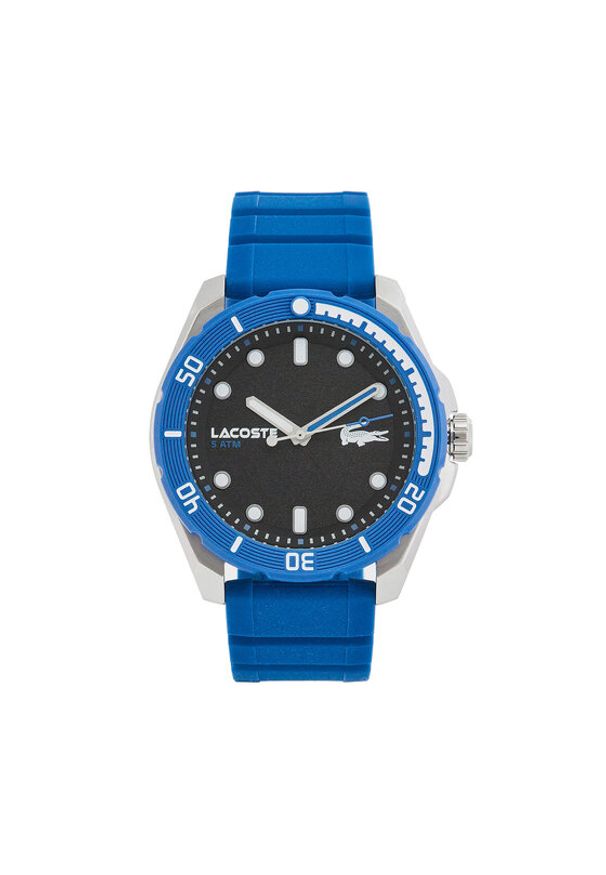 Lacoste Zegarek Finn 2011285 Niebieski. Kolor: niebieski. Materiał: syntetyk
