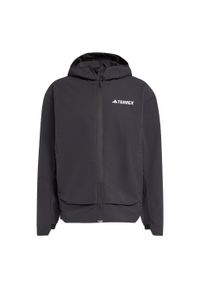 Adidas - Kurtka Terrex Multi Softshell. Kolor: czarny. Materiał: softshell. Sport: turystyka piesza