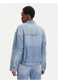 Calvin Klein Jeans Kurtka jeansowa LV047C730G Niebieski Regular Fit. Kolor: niebieski. Materiał: bawełna