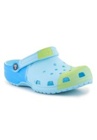 Chodaki Crocs Classicombreclog 208275-4LE niebieskie. Okazja: na plażę, na co dzień. Kolor: niebieski. Styl: casual, klasyczny