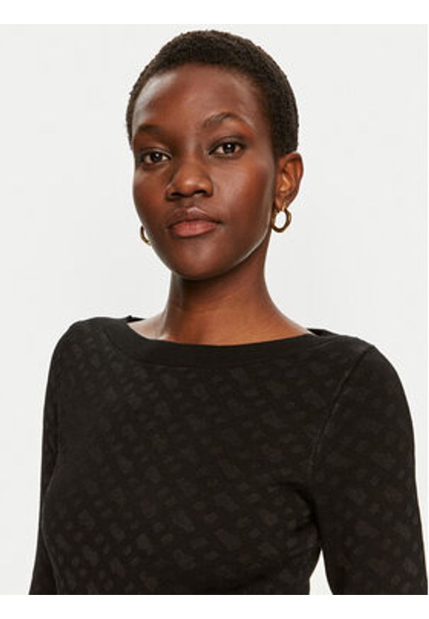 BOSS - Boss Sweter Ferenti 50521371 Szary Slim Fit. Kolor: szary. Materiał: wiskoza