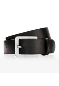 Pasek skórzany 100 CM PAOLO PERUZZI 01Z01100 czarny. Kolor: czarny. Materiał: skóra. Styl: vintage, casual, klasyczny #1