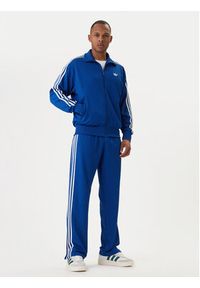 Adidas - adidas Bluza adicolor Firebird KE0790 Niebieski Loose Fit. Kolor: niebieski. Materiał: syntetyk #4